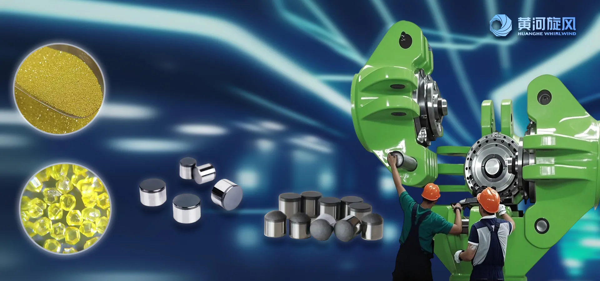 Diamond Pressing Machine HPHT Diamond Press Machines | Huanghe Whirlwind
